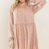 Ditsy Floral Chiffon Babydoll Dress - Image 2